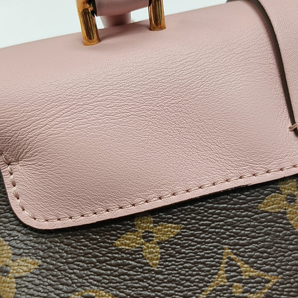 LOCKY BB Monogram Coated Canvas Pink