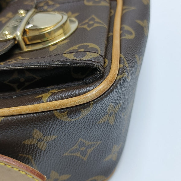 HUDSON PM Monogram Coated Canvas Brown