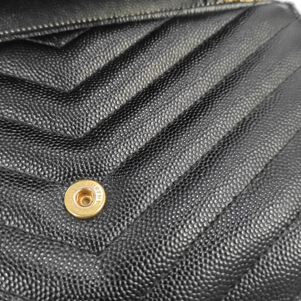 MONOGRAM WOC Chevron Calfskin Black