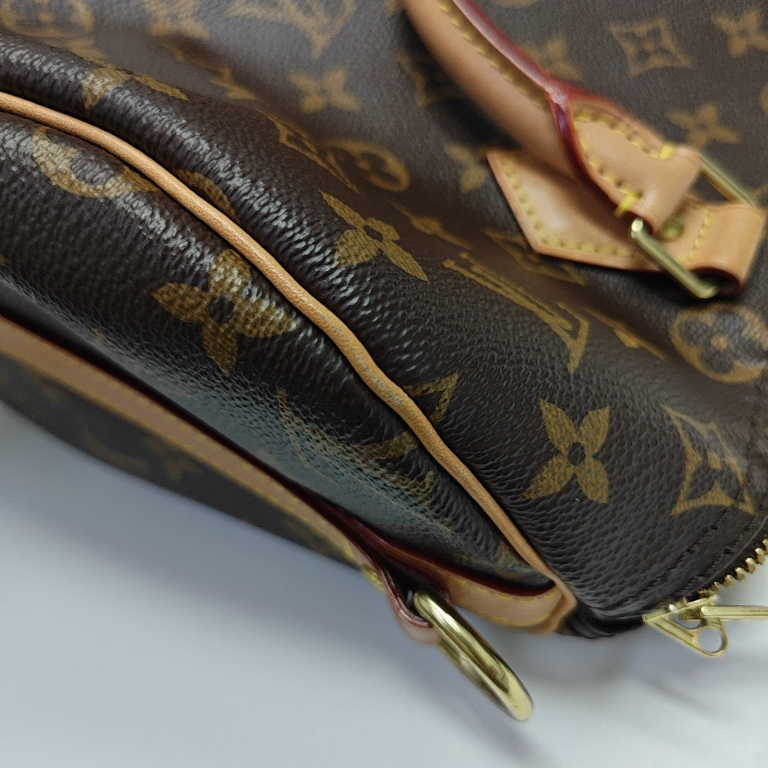 SPEEDY 30 Monogram Coated Canvas Brown