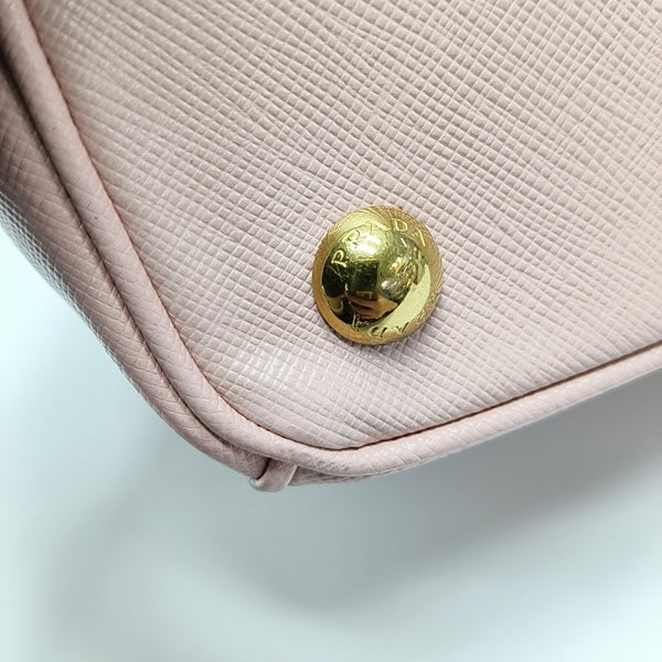 Galleria Small Saffiano Calfskin Pink