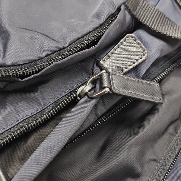 Nylon Backpack Blue
