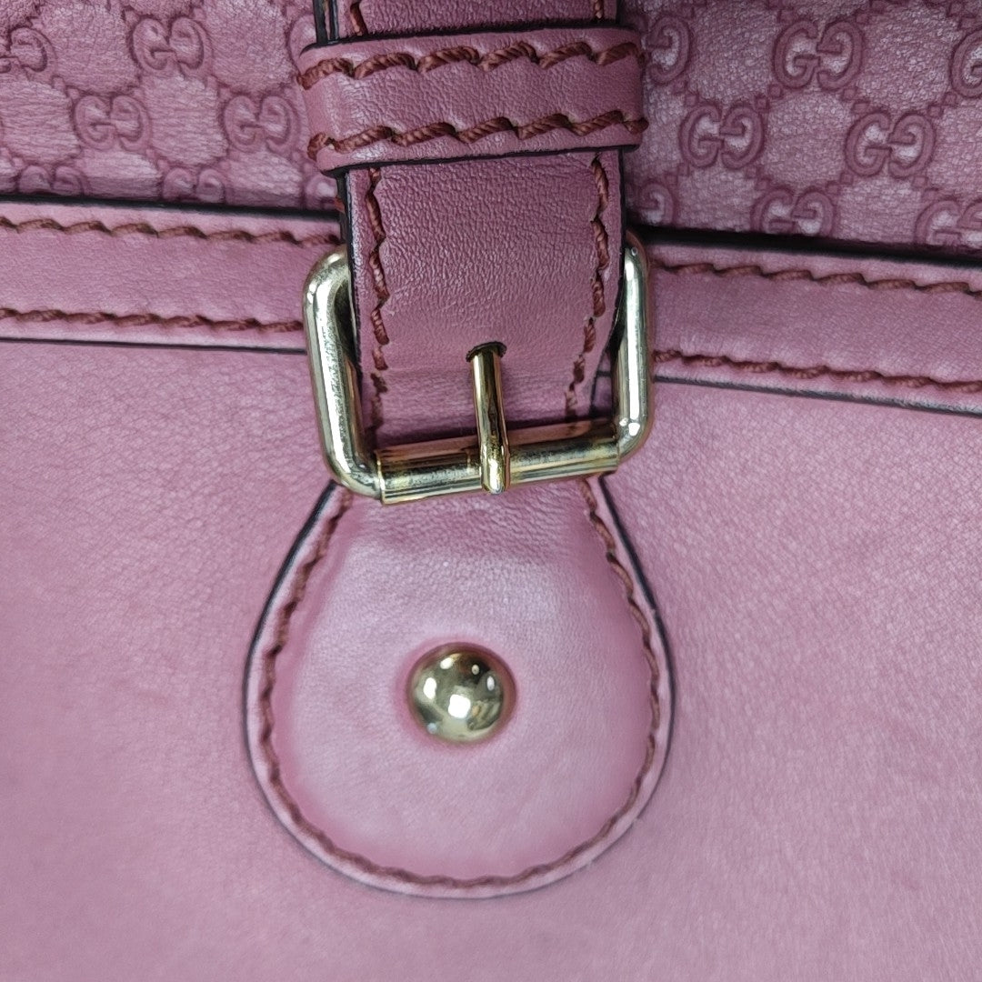 Monogram Calfskin Shoulder Bag Red