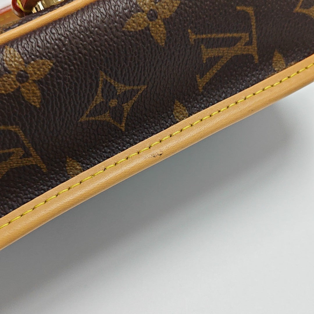 DIANE Nano Monogram Coated Canvas Brown