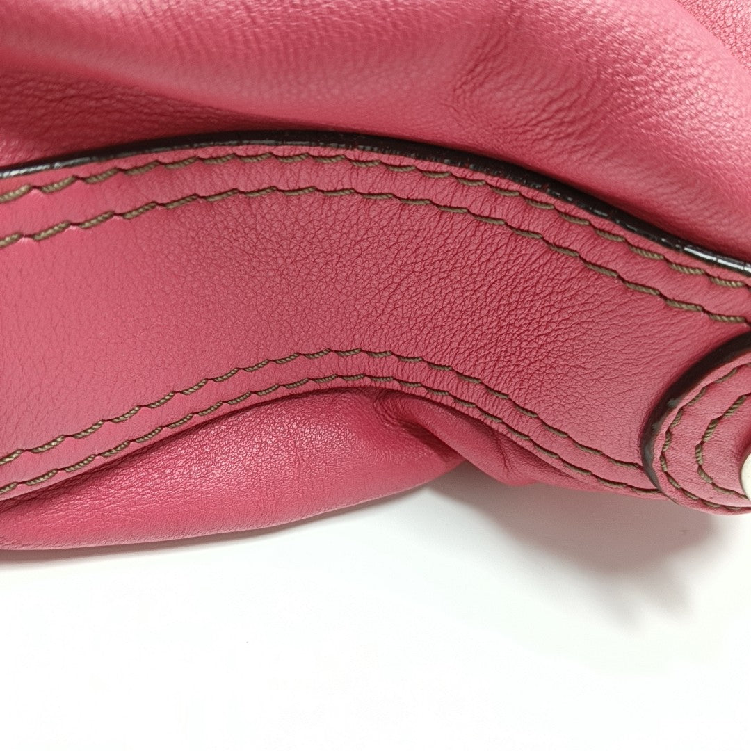 Calfskin Shoulder Bag Red