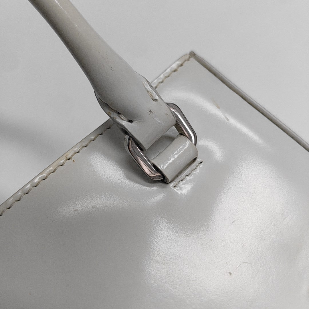 Calfskin Tote Bag Small White