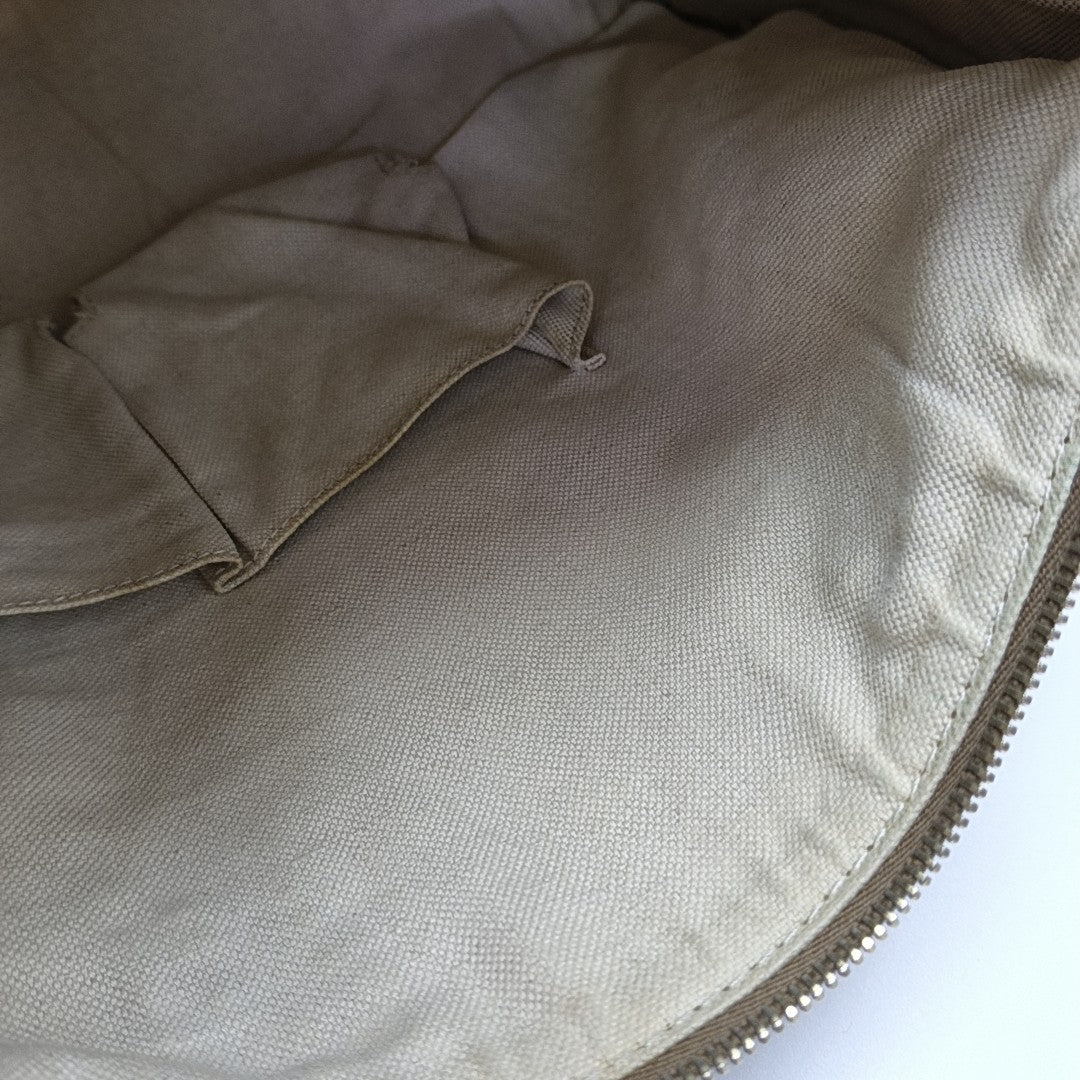Canvas Shoulder Bag Beige