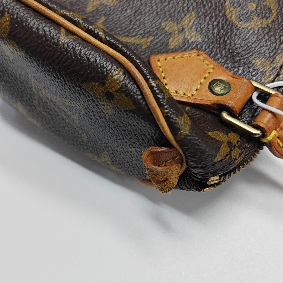 SPEEDY Monogram Coated Canvas Brown