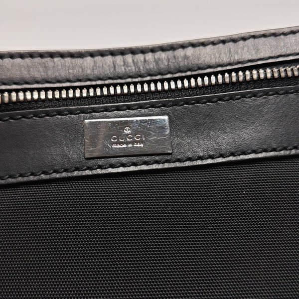 Fabric Shoulder Bag Black
