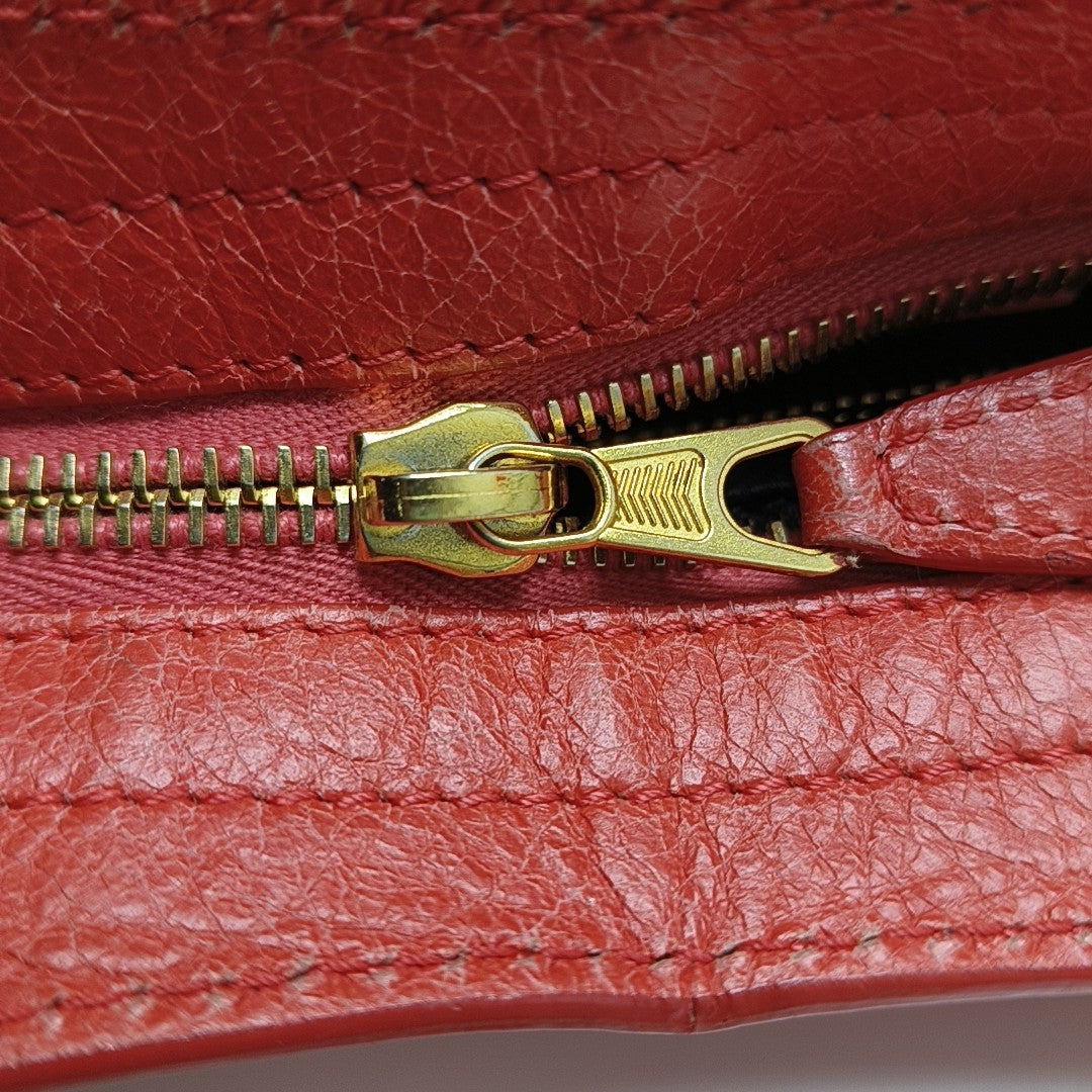 Classic City Medium Lambskin Orange