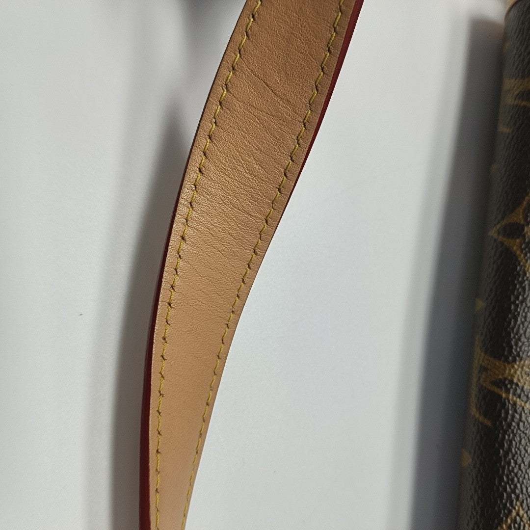 DIANE Monogram Coated Canvas Brown