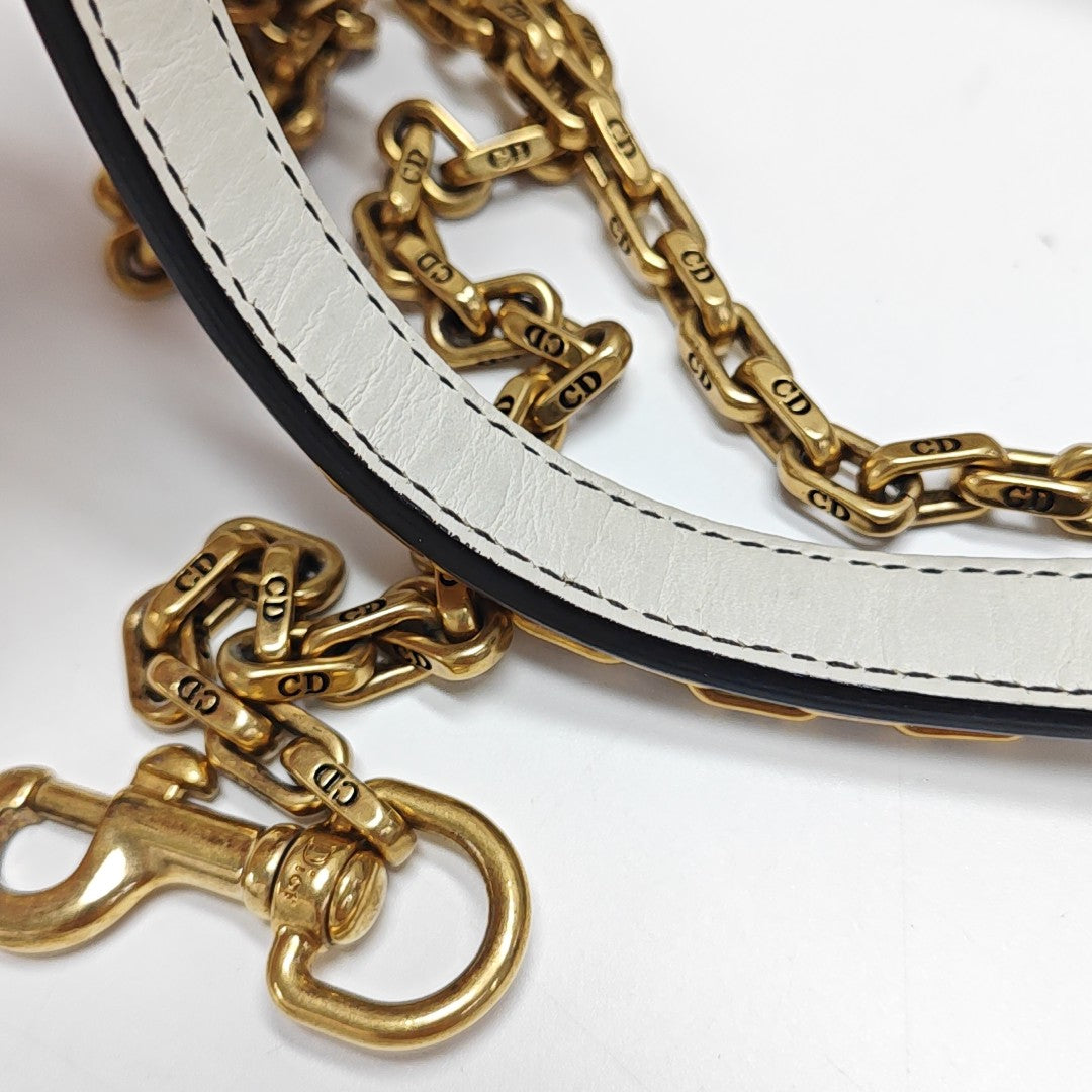Lady Dior Small Lambskin White