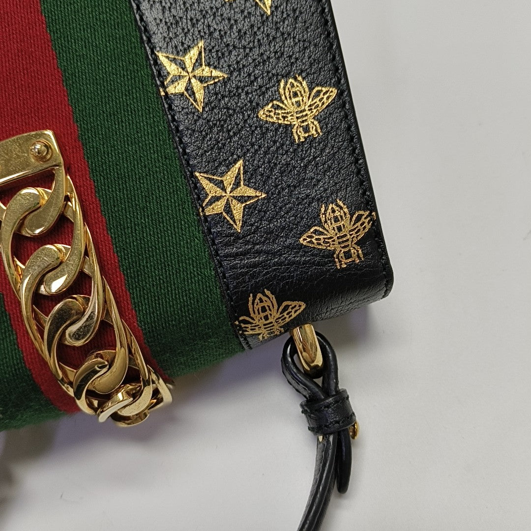 Sylvie Mini Calfskin Black