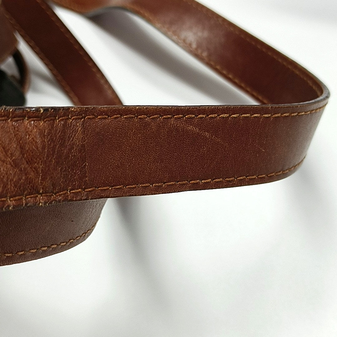 Authenticated pre-owned  TRIOMPHE Canvas Brown - Bucket Bag at Looply