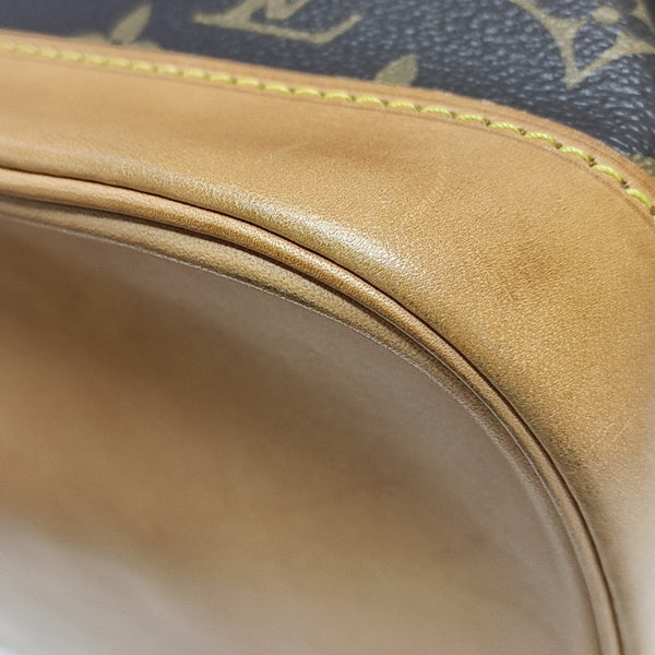 NOÉ MM Monogram Coated Canvas Brown