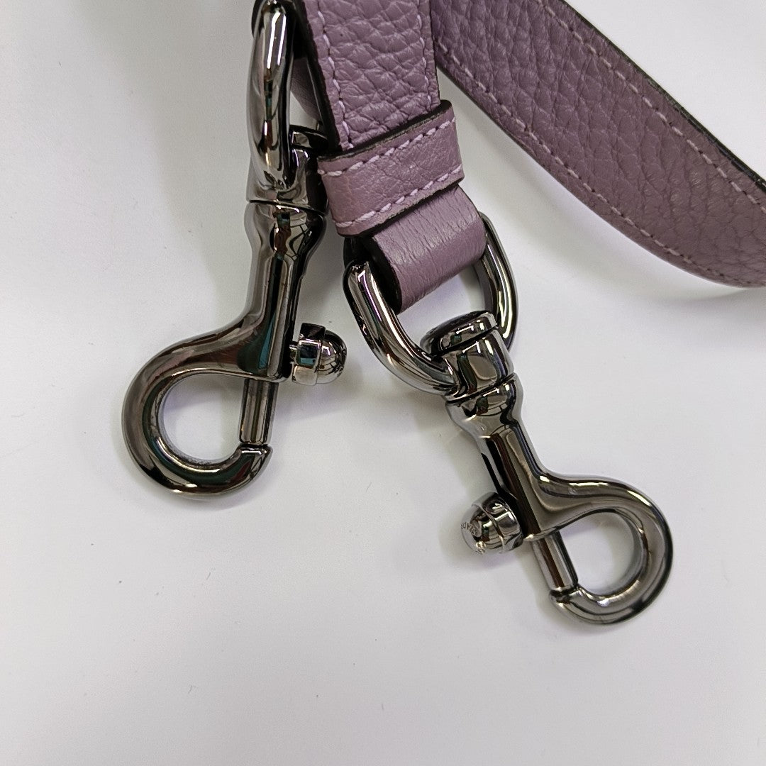 Calfskin Shoulder Bag Purple