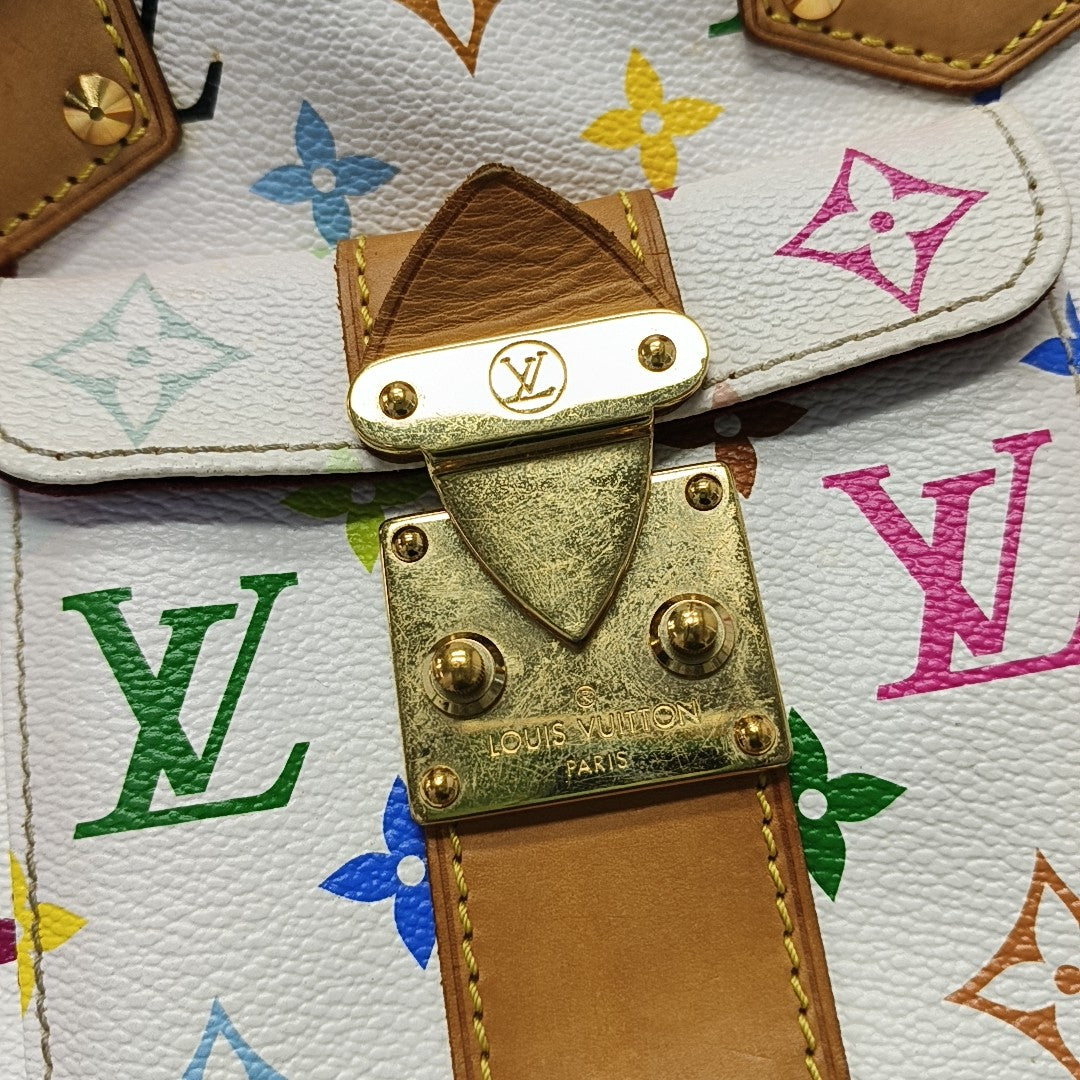 SPEEDY 30 Monogram Coated Canvas White