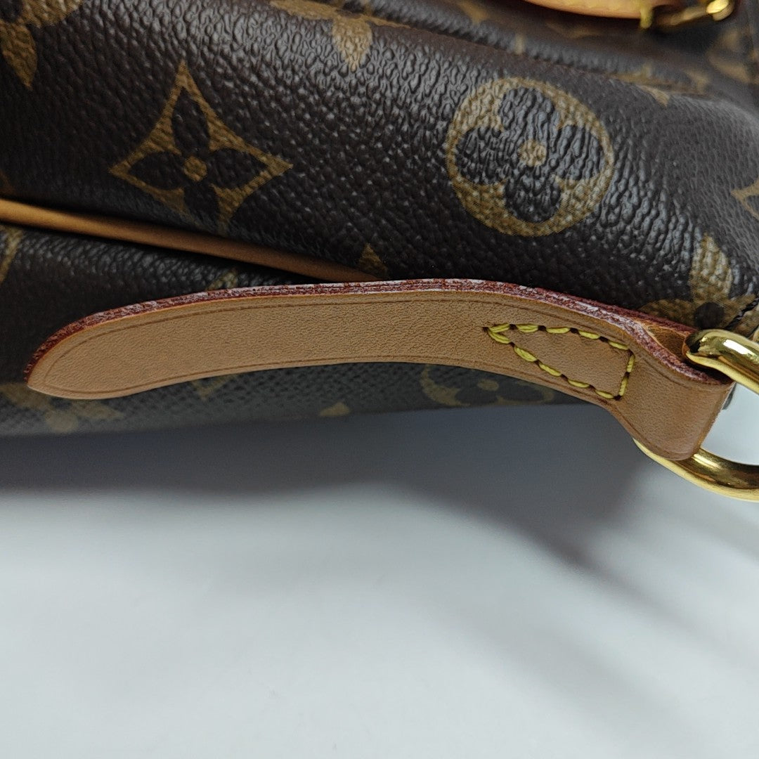 TURENNE MM Monogram Coated Canvas Brown