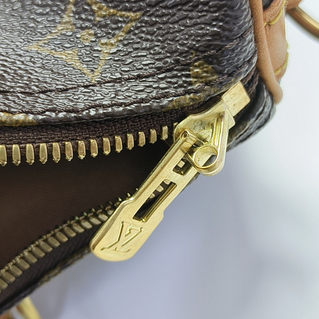 SPEEDY 30 Monogram Coated Canvas Brown