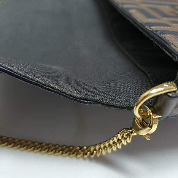 Calfskin Crossbody Bag Brown