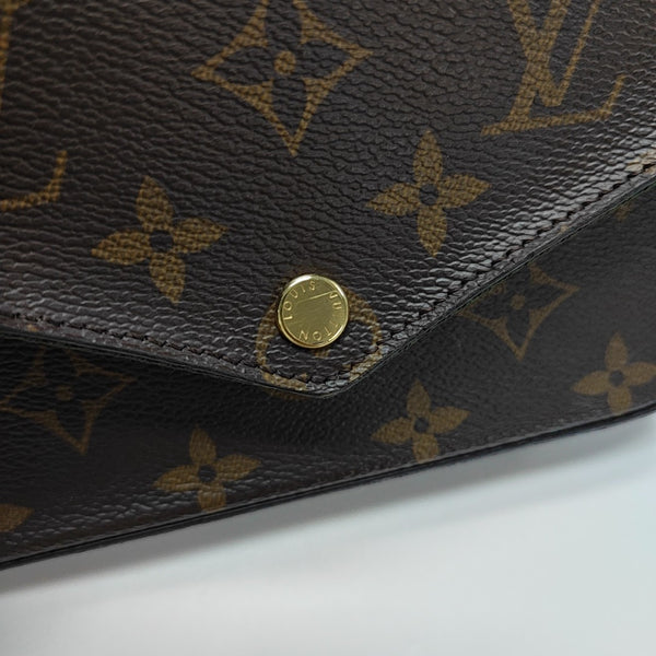 FÉLICIE Monogram Coated Canvas Brown