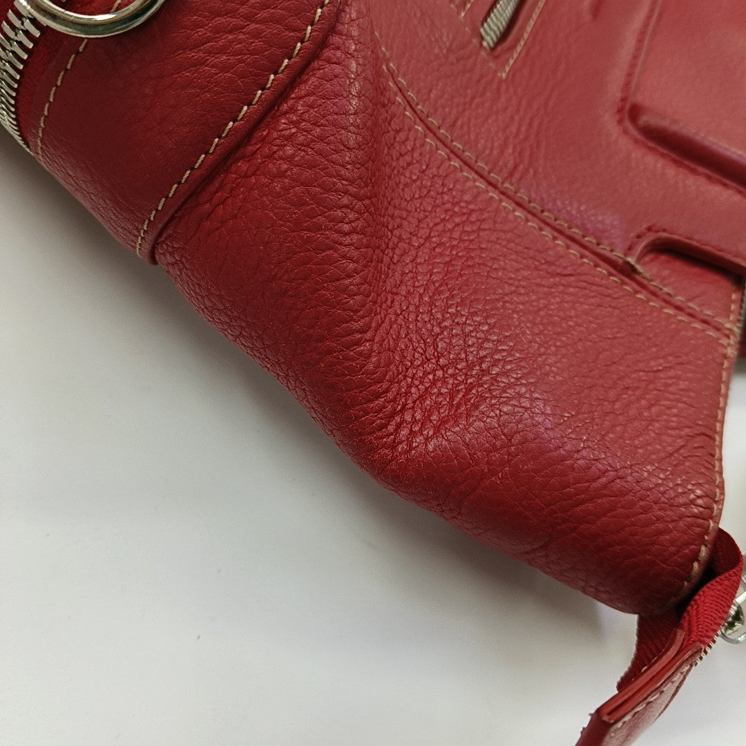 Calfskin Tote Bag Red