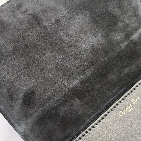 Calfskin Top Handle Bag Black