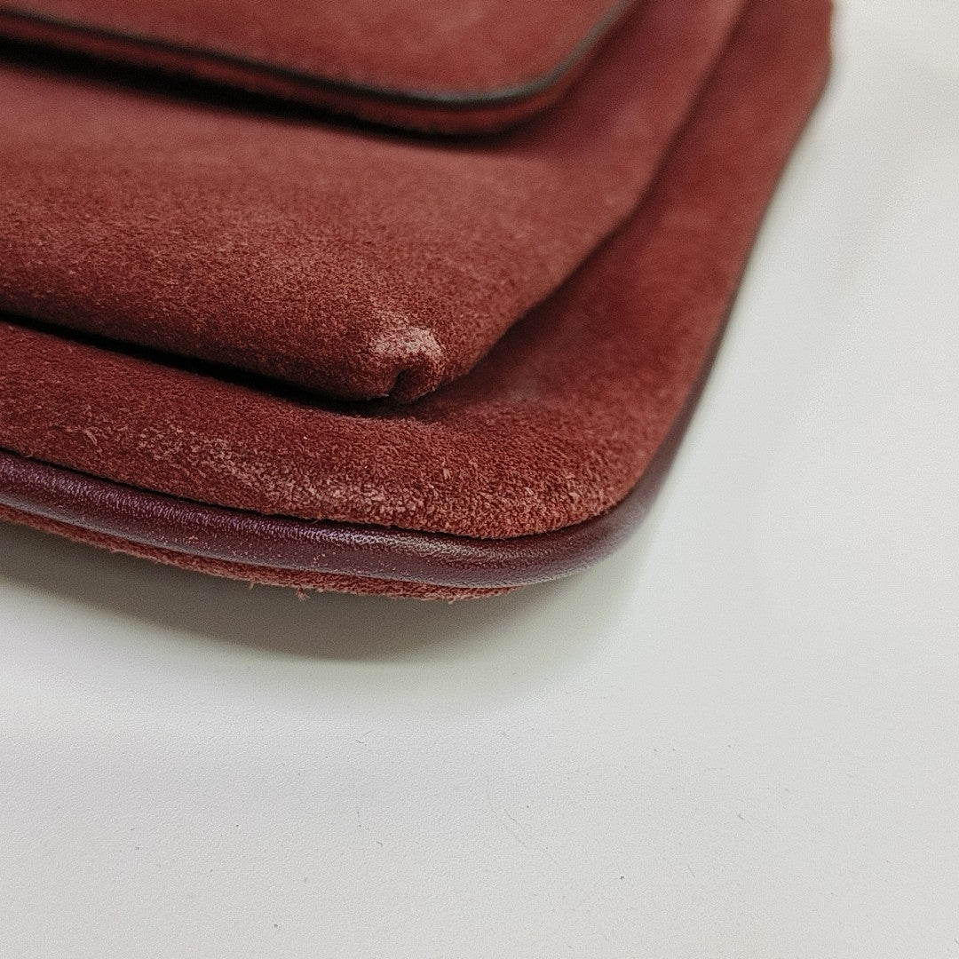Arli Medium Suede Red