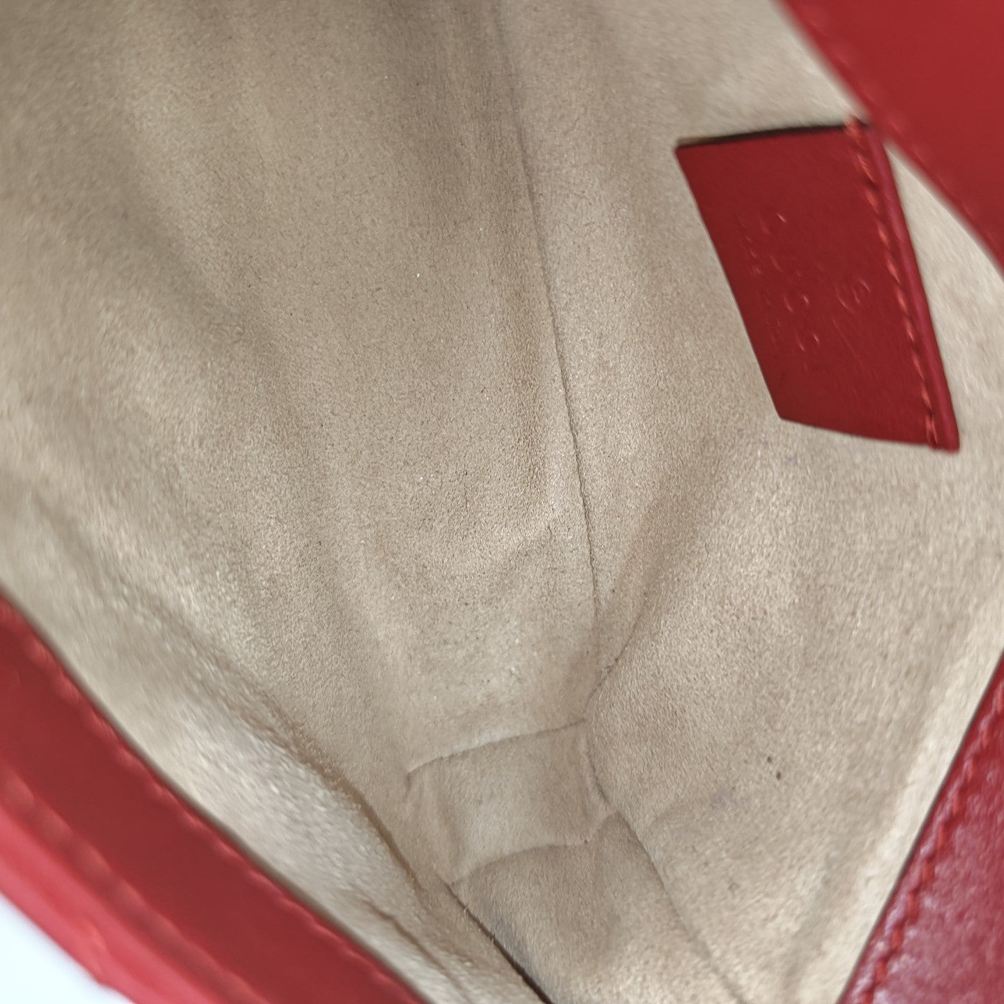 GG Marmont Mini Quilted Calfskin Red