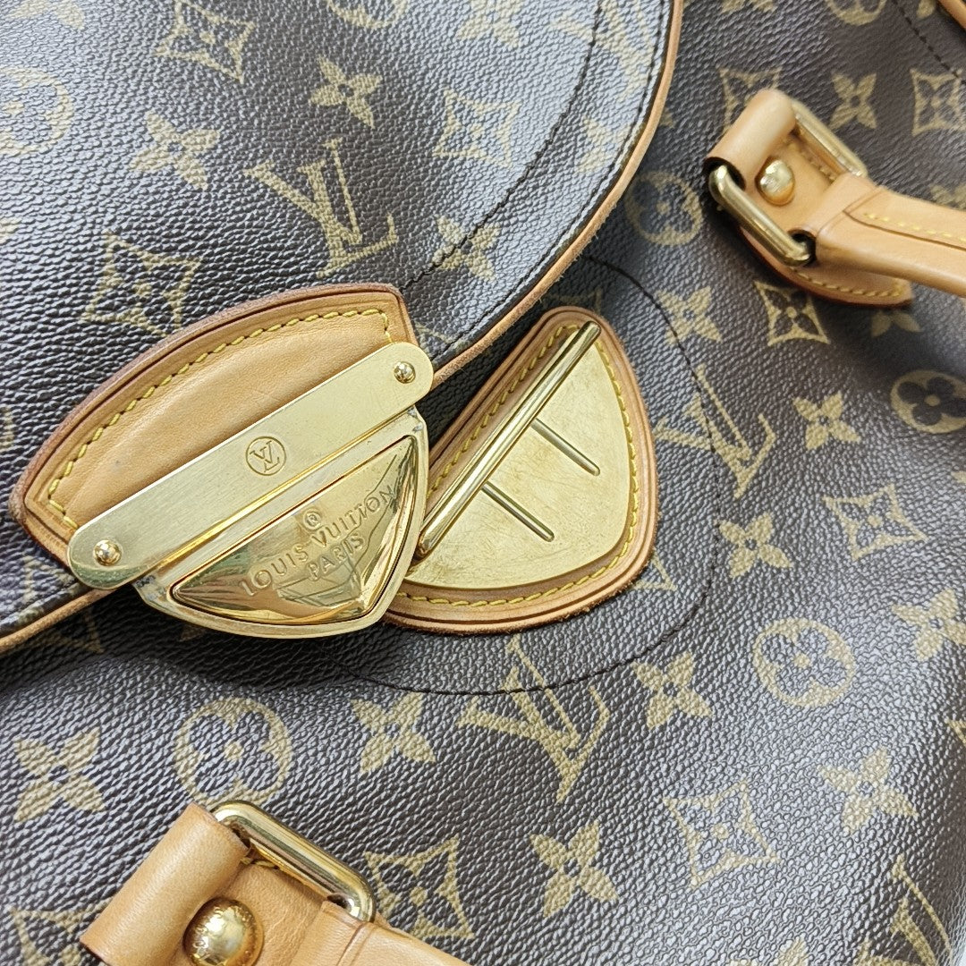 BEVERLY GM Monogram Coated Canvas Brown