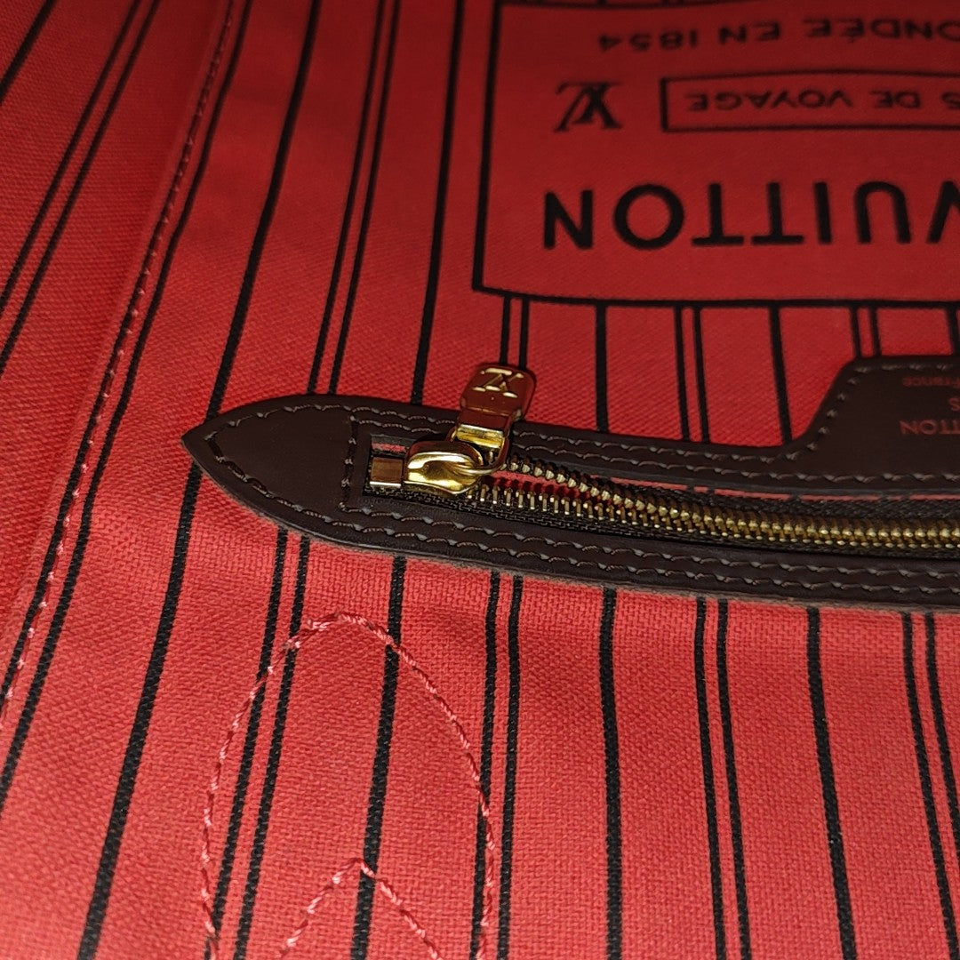 NEVERFULL PM Damier Ebene Coated Canvas Brown