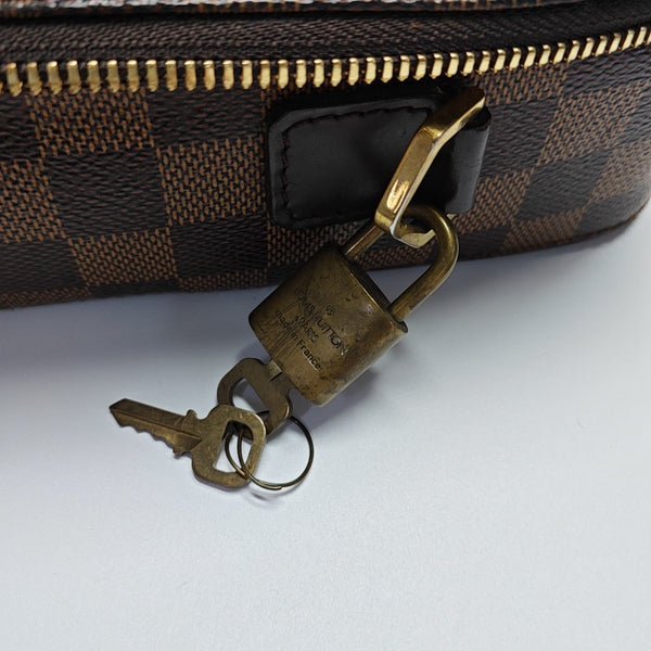 SABANA Damier Ebene Coated Canvas Brown