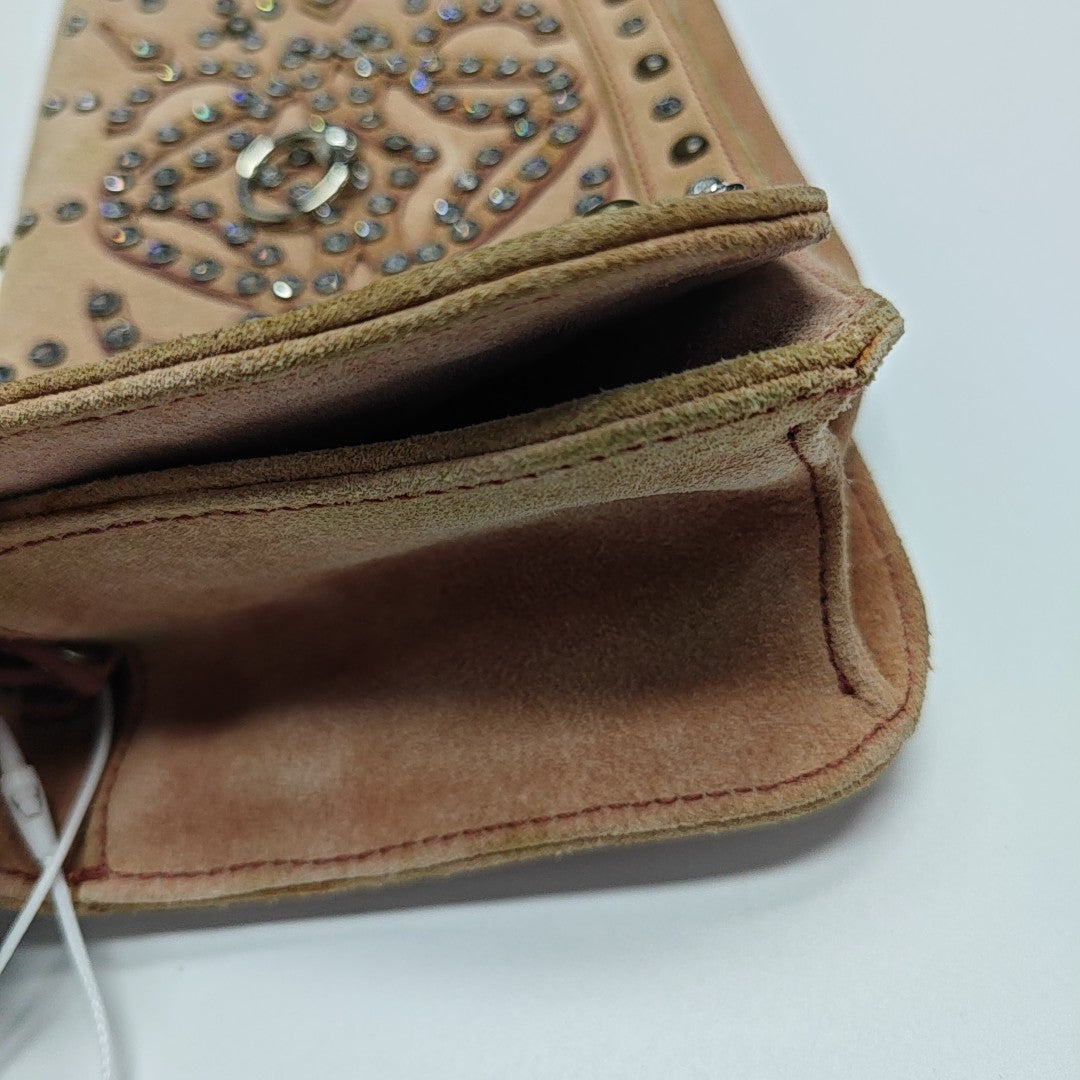Leather Shoulder Bag Pink