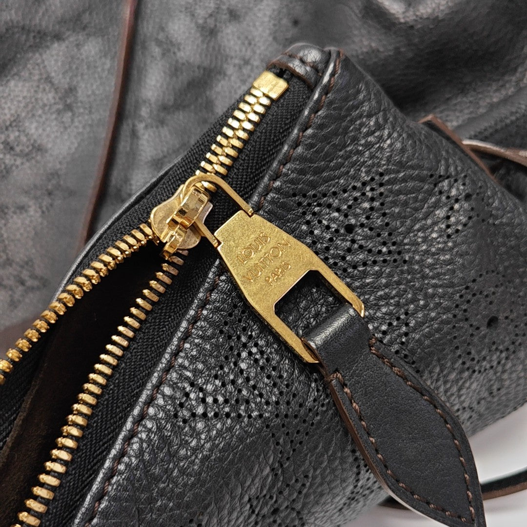 SELENE Monogram Calfskin Black