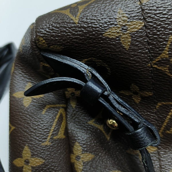PALM SPRINGS PM Monogram Coated Canvas Brown