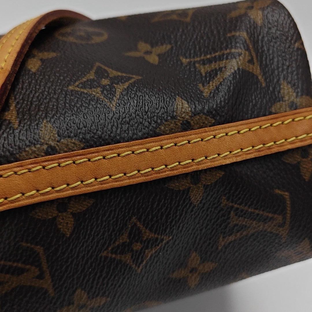 NÉONOÉ Nano Monogram Coated Canvas Brown