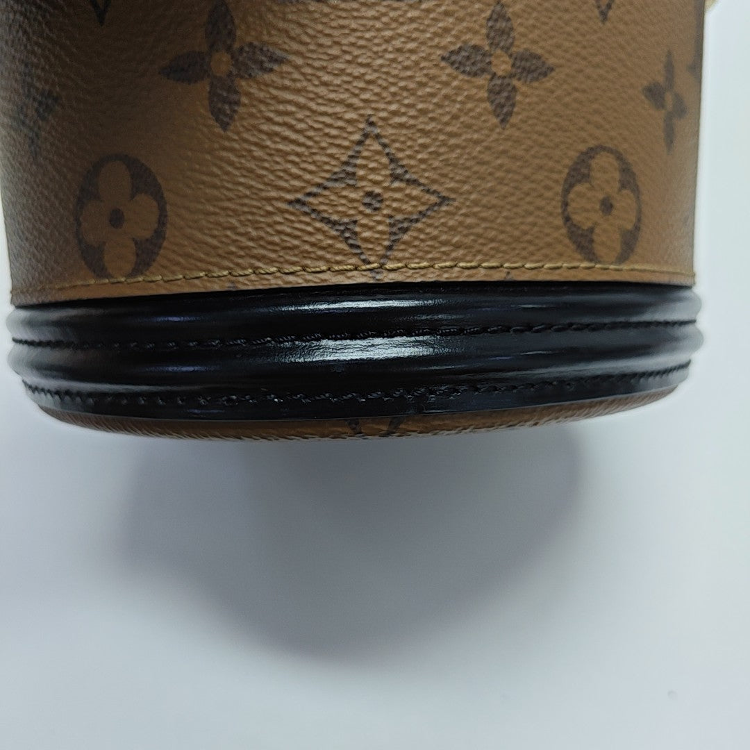 CANNES PM Monogram Coated Canvas Brown