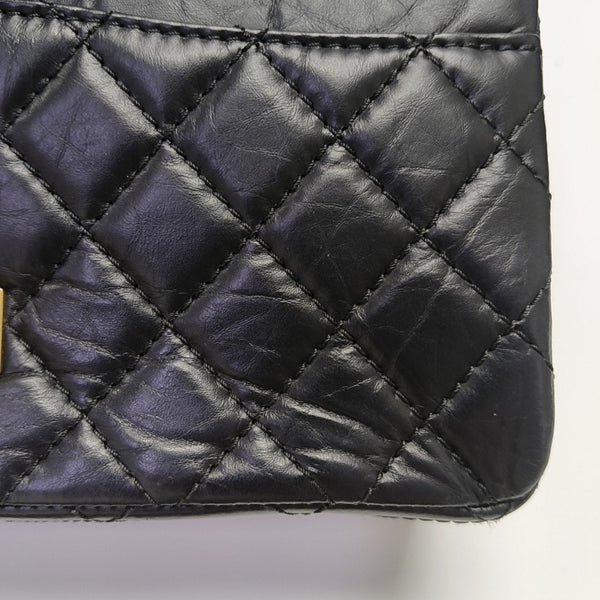 2.55 225 (small) Quilted Calfskin Black
