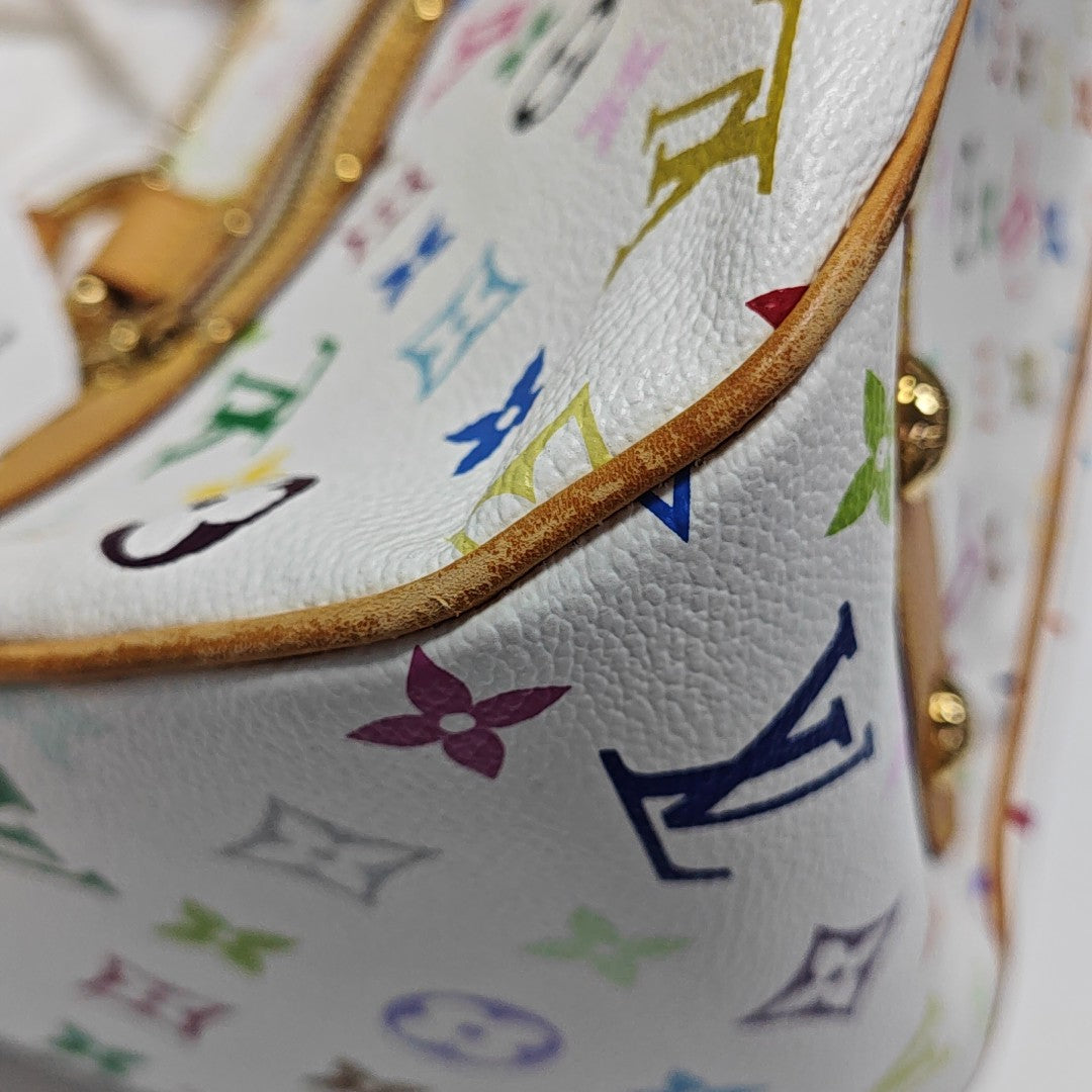 LV × TM RITA Monogram Coated Canvas White