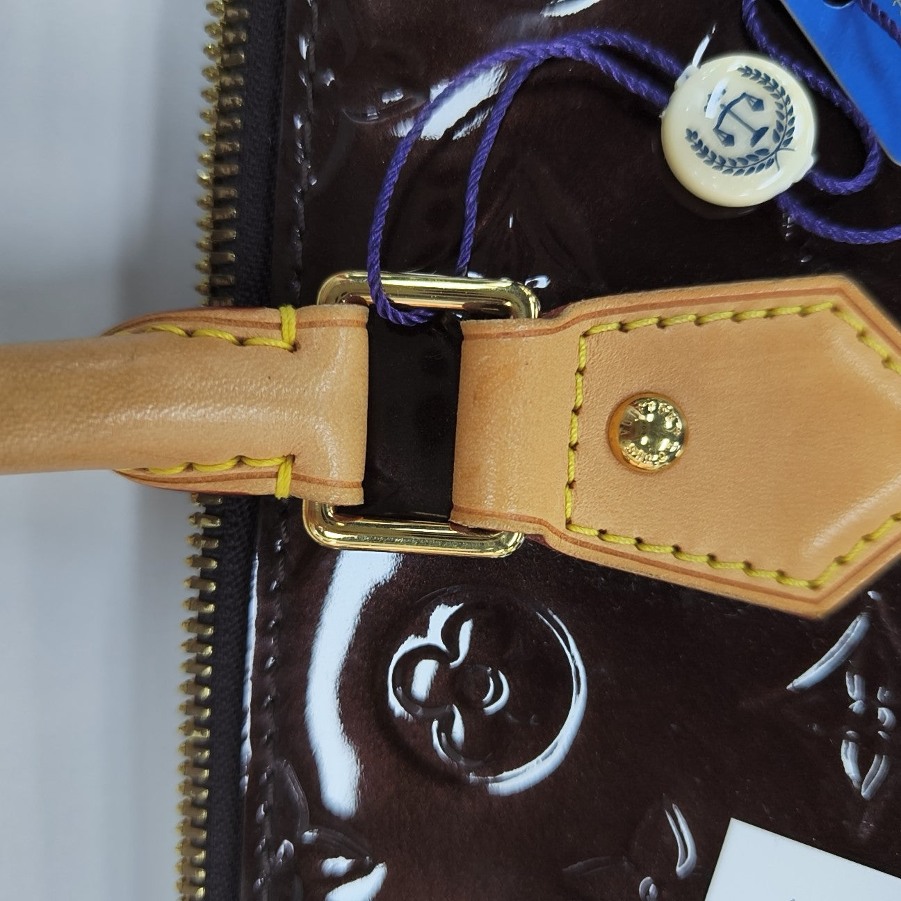 MONTEBELLO Patent Leather Brown
