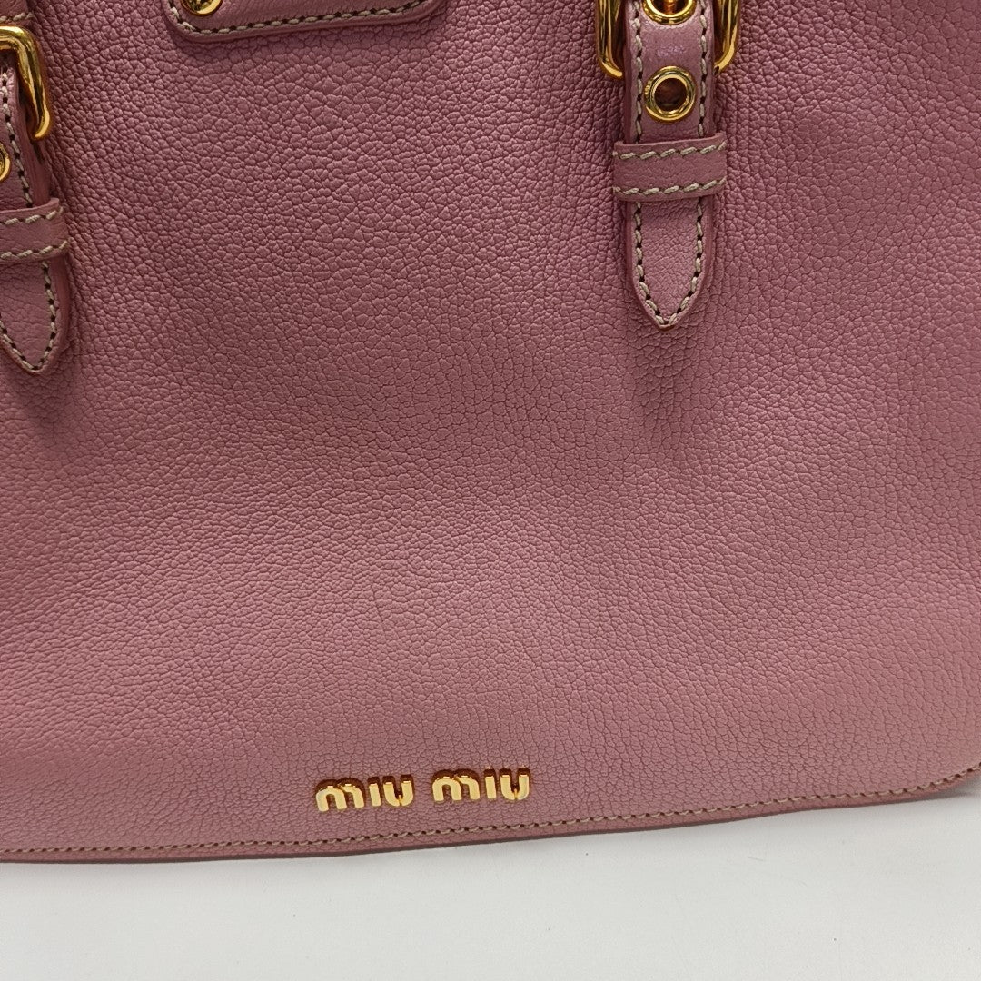 Calfskin Tote Bag Pink