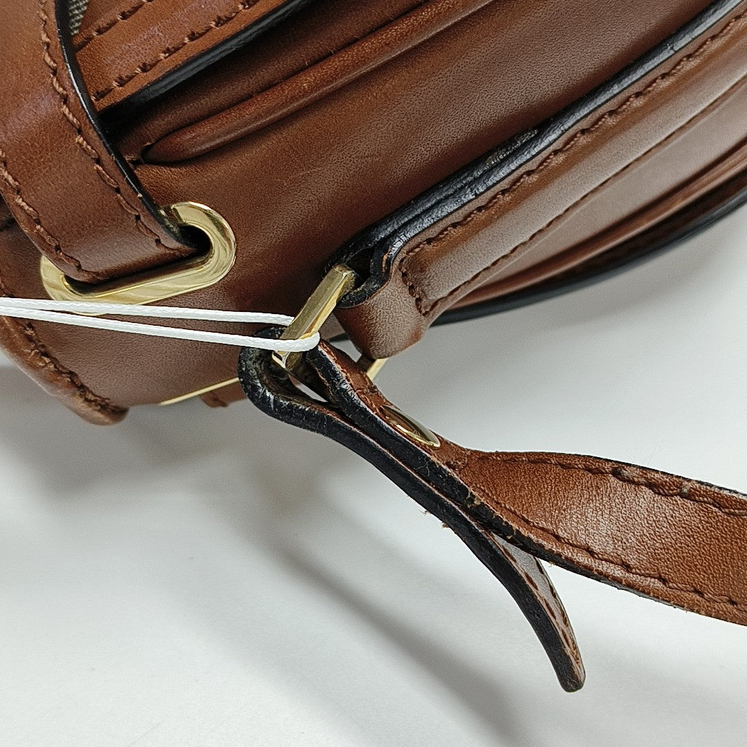 Canvas Shoulder Bag Brown