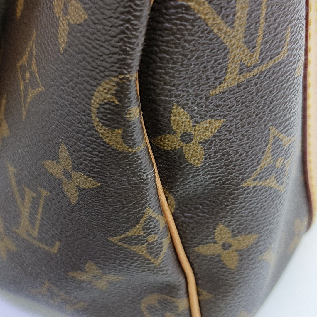 SPEEDY 25 Monogram Coated Canvas Brown