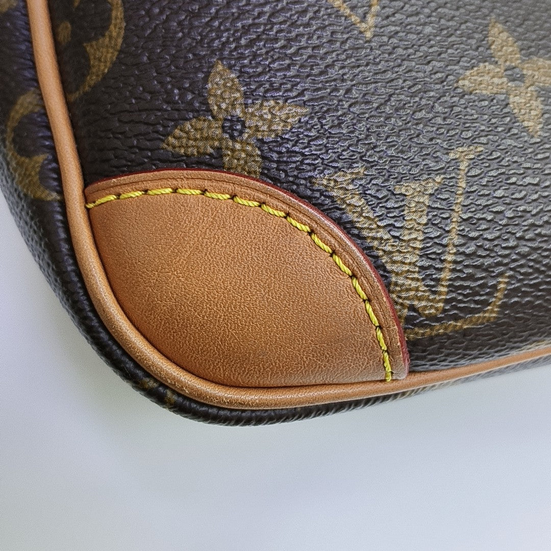 DIANE Monogram Coated Canvas Brown