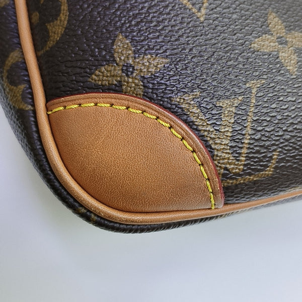 DIANE Monogram Coated Canvas Brown