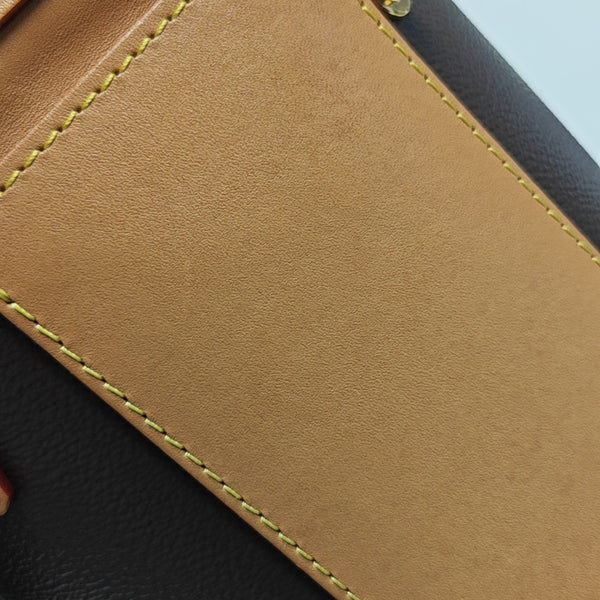 CANNES Monogram Coated Canvas Brown