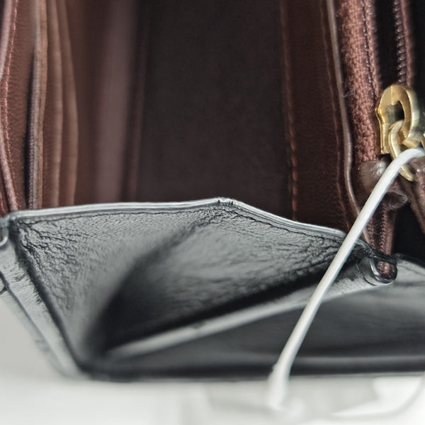 Quilted Lambskin Wallet Black