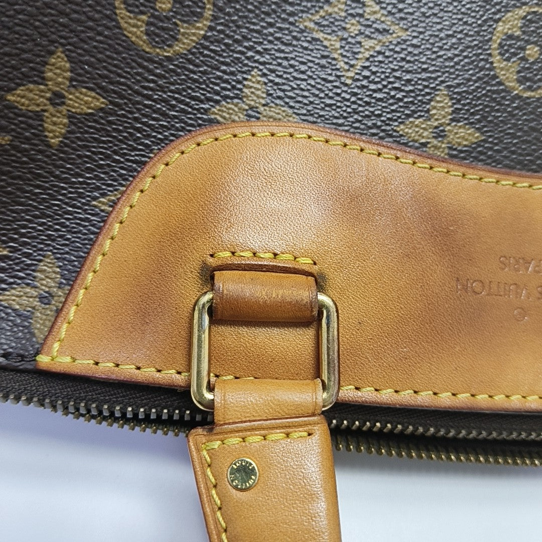 RETIRO NM Monogram Coated Canvas Brown