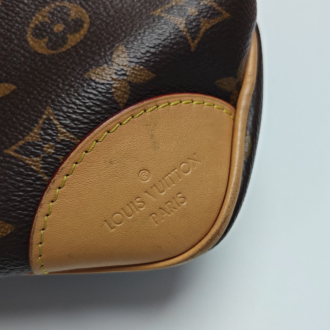 BOULOGNE Monogram Coated Canvas Brown