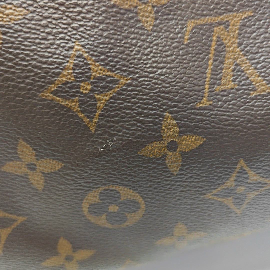 SPEEDY 25 Monogram Coated Canvas Brown